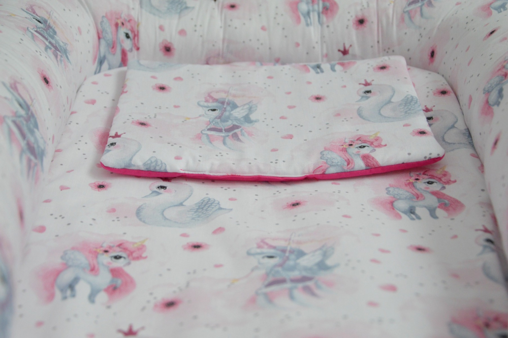 Cuib bebelusi ingrids fabrics magic fucsia bumbac 100