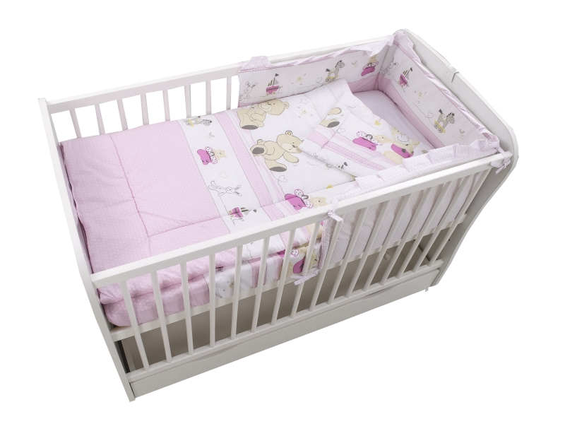 Lenjerie Teddy Play Pink M2 4 piese 140x70 - 1