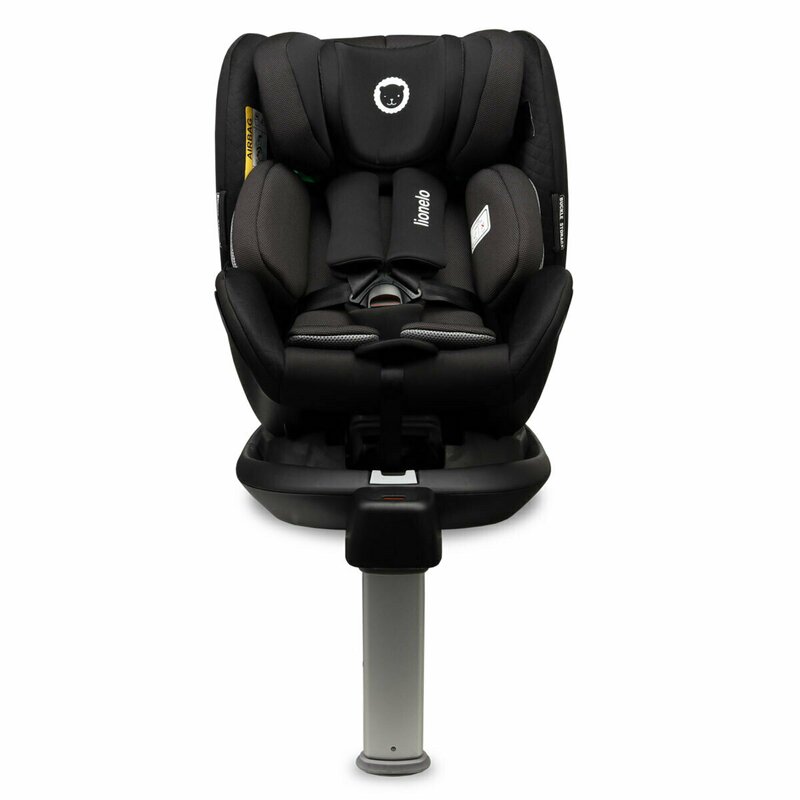 Scaun auto i-size antoon rwf rotativ 360 grade cu isofix 0-18 kg carbon lionelo