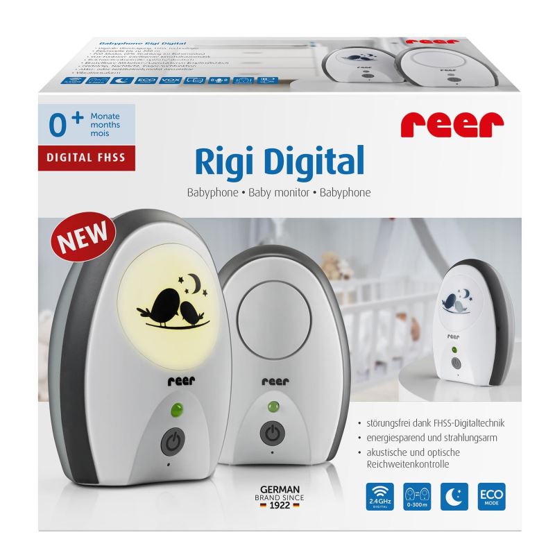 Monitor digital pentru bebelusi Rigi Digital Reer 50070 - 2 | YEO