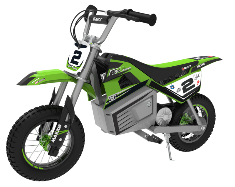 Motocicleta electrica pentru copii Razor SX350 Dirt Rocket McGrath Verde - 6