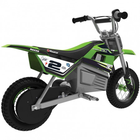 Motocicleta electrica pentru copii Razor SX350 Dirt Rocket McGrath Verde - 2