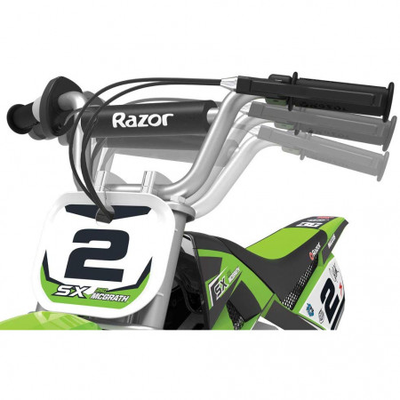 Motocicleta electrica pentru copii Razor SX350 Dirt Rocket McGrath Verde - 4