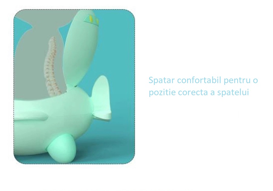 Olita educationala pentru copii Little Mom Airplane Grey - 3 | YEO