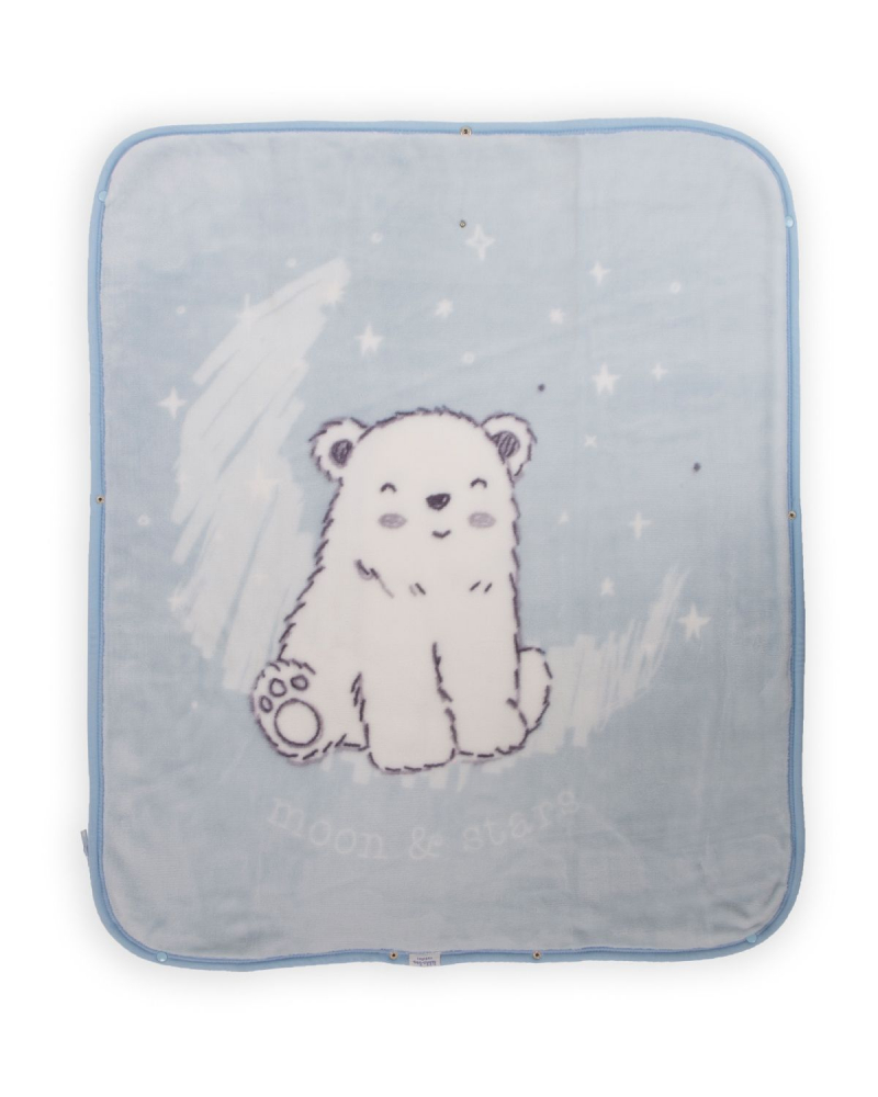 Paturica Pentru Infasat Baby Wrap Polar Bear Blue