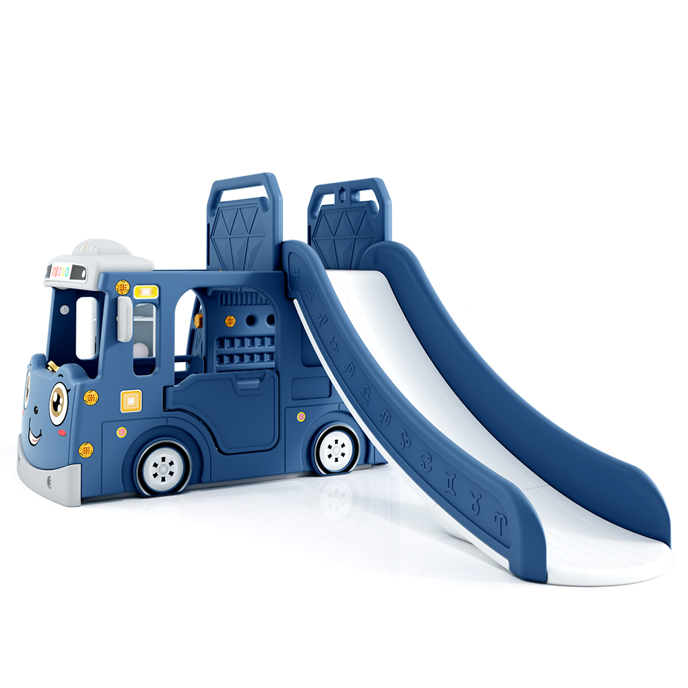 Spatiu de joaca 3 in 1 Nichiduta Happy Bus Blue - 2 | YEO