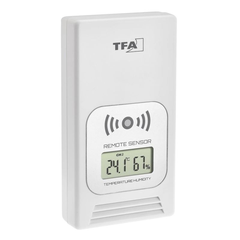 Statie meteo wireless Life TFA 35.1153.01 cu transmitator wireless extern inclus negru - 1 | YEO