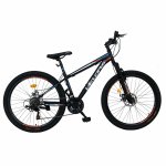 Bicicleta de munte Velors V2610A roata 26 frana disc 18 viteze negru/alb/portocaliu