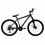 Bicicleta de munte Velors V2710A roata 27.5 frana disc 18 viteze negru/albastru/rosu