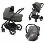 Carucior Cybex Balios S Lux 3 in 1 Cadru Negru Soho Grey