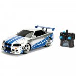 Masina Jada Toys Fast and Furious Nissan Skyline GTR 1:24 cu telecomanda
