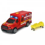 Masina ambulanta Dickie Toys City Ambulance SMURD cu accesorii