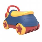 Olita multifunctionala 2 in 1 Little Mom Ride-On Potty Car Blue