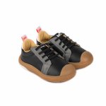 Pantofi baieti Bibi Prewalker grafit cu siret elastic 20 EU