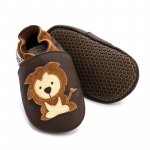 Pantofi cu talpa moale Liliputi cu crampoane antialunecare Protector Lions XXXL 17,3 cm