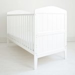 Patut din lemn masiv transformabil pentru bebe si junior Hampton cu Saltea Cocos Spuma 140 x 70 cm