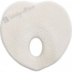 Perna pentru formarea capului KikkaBoo cu spuma de memorie Velvet Heart White