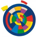 Puzzle circular combinatii de culori