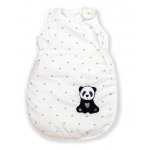 Sac de dormit din bumbac cu broderie pentru bebelusi Golden Dot Panda 86 cm