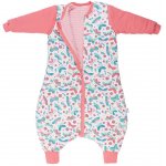 Sac de dormit reversibil cu picioruse si maneca lunga detasabila Butterfly 3-4 ani 2.5 Tog