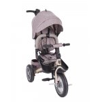 Tricicleta multifunctionala cu roti gonflabile Premio Air Beige Melange