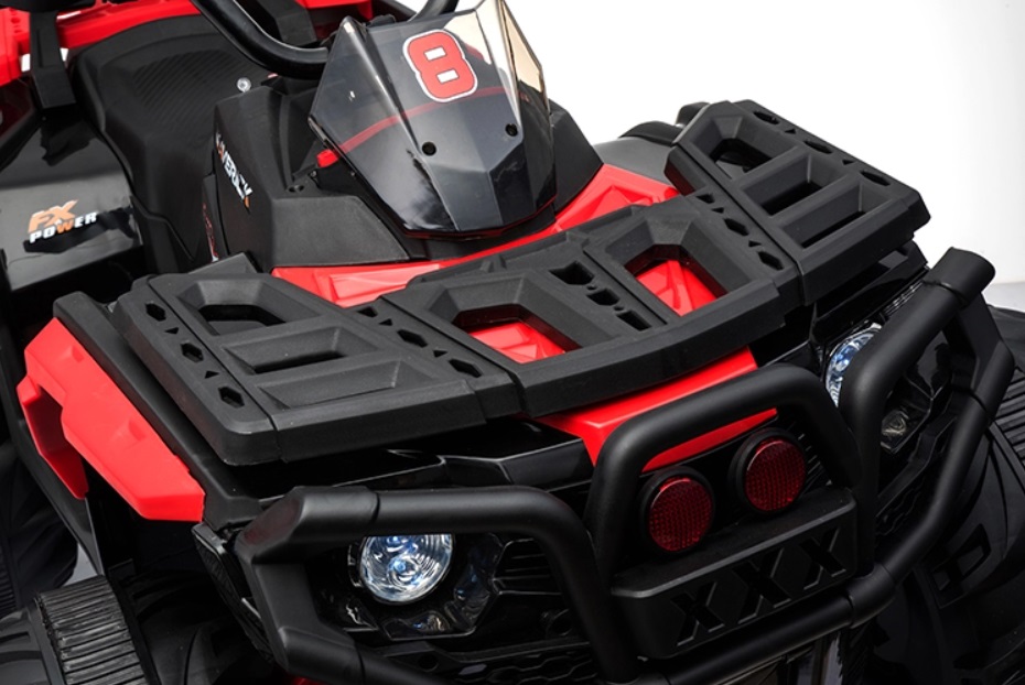 Atv electric cu roti din cauciuc 12V Nichiduta Hunter Pro Green - 2