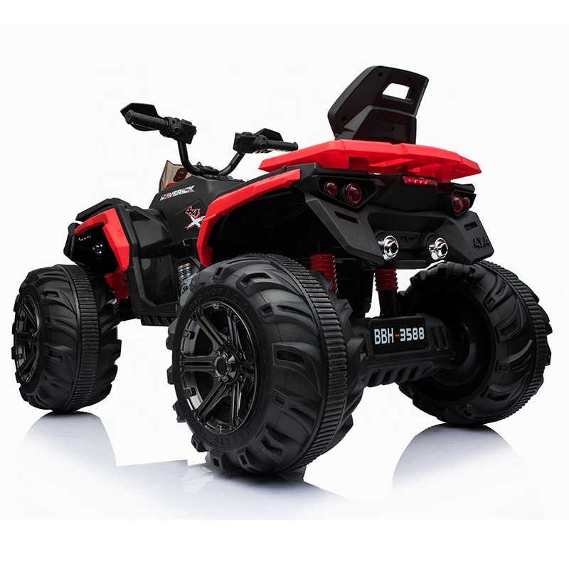 Atv electric cu roti din cauciuc 12V Nichiduta Hunter Pro Green - 7