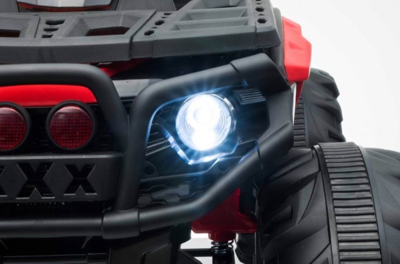 Atv electric cu roti din cauciuc 12V Nichiduta Hunter Pro Red - 3