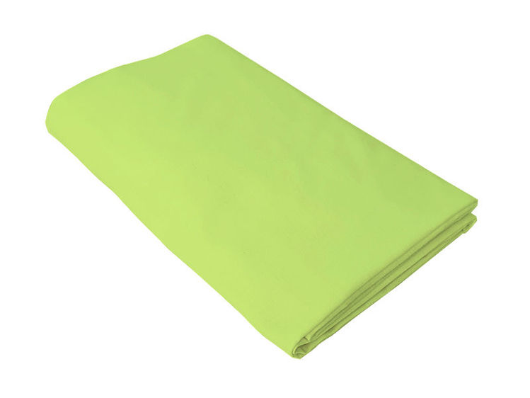 Cearceaf verde KidsDecor cu elastic din bumbac 70x110 cm