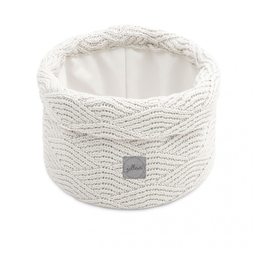 Cos tricotat scutece jollein alb