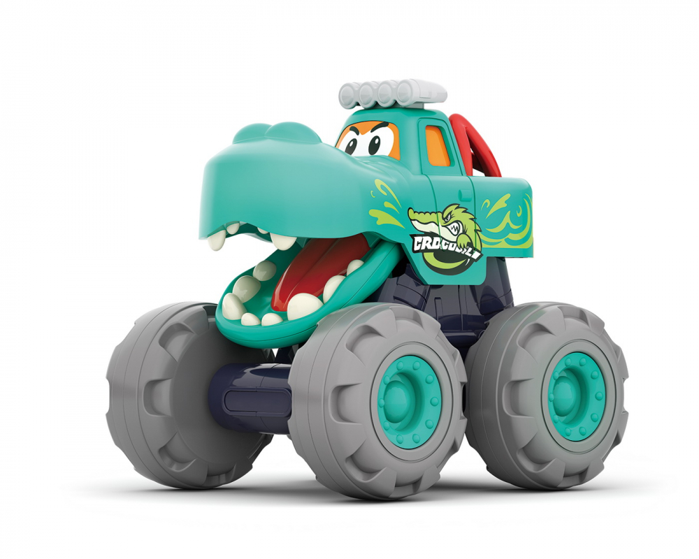 Masinuta push-and-go Monster Truck Crocodil