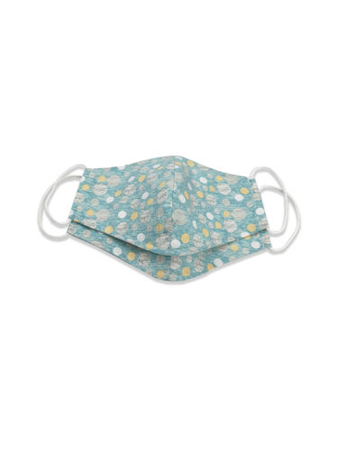 Masca faciala turcoaz bubble blue bumbac 2 straturi set 2 buc