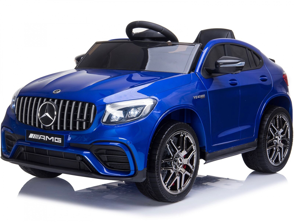 Masinuta electrica cu roti EVA Mercedes Benz GLC 63 Limited Edition Blue Masinute electrice imagine 2022