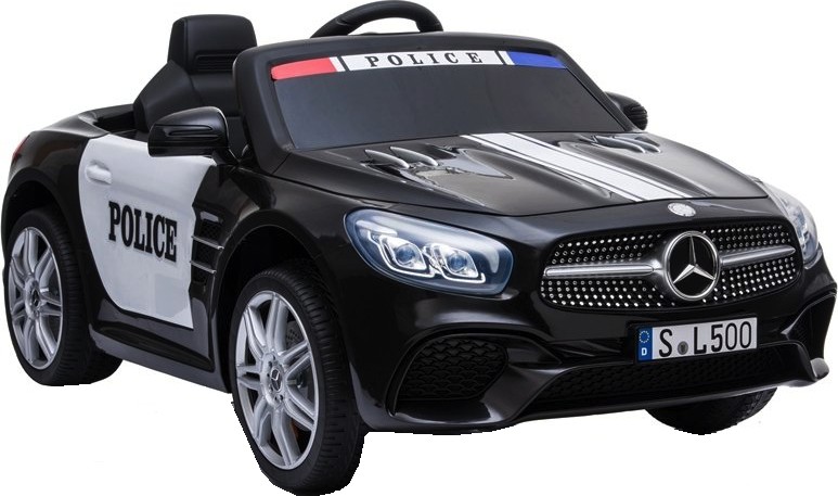 Masinuta electrica Mercedes SL500 Police Black - 1