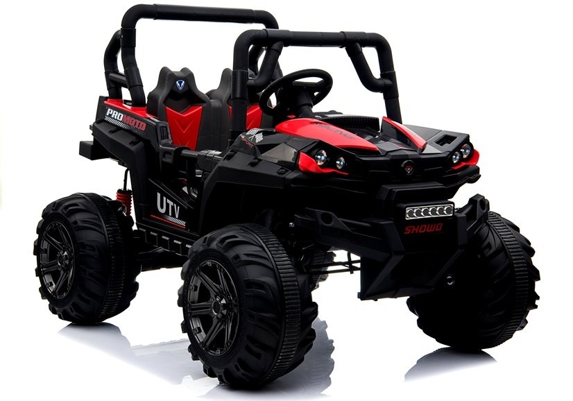 Masinuta electrica cu roti din cauciuc 12V Nichiduta UTV Pro Red - 4