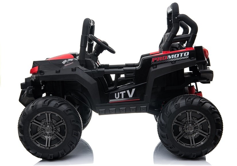 Masinuta electrica cu roti din cauciuc 12V Nichiduta UTV Pro Red - 5