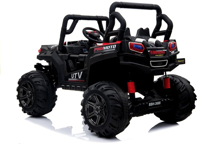 Masinuta electrica cu roti din cauciuc 12V Nichiduta UTV Pro Red - 6