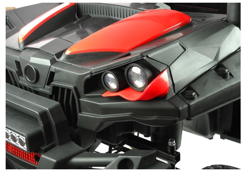Masinuta electrica cu roti din cauciuc 12V Nichiduta UTV Pro Red - 7
