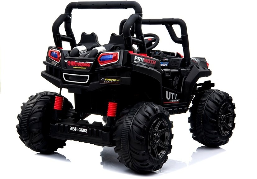 Masinuta electrica cu roti din cauciuc 12V Nichiduta UTV Pro Red - 10