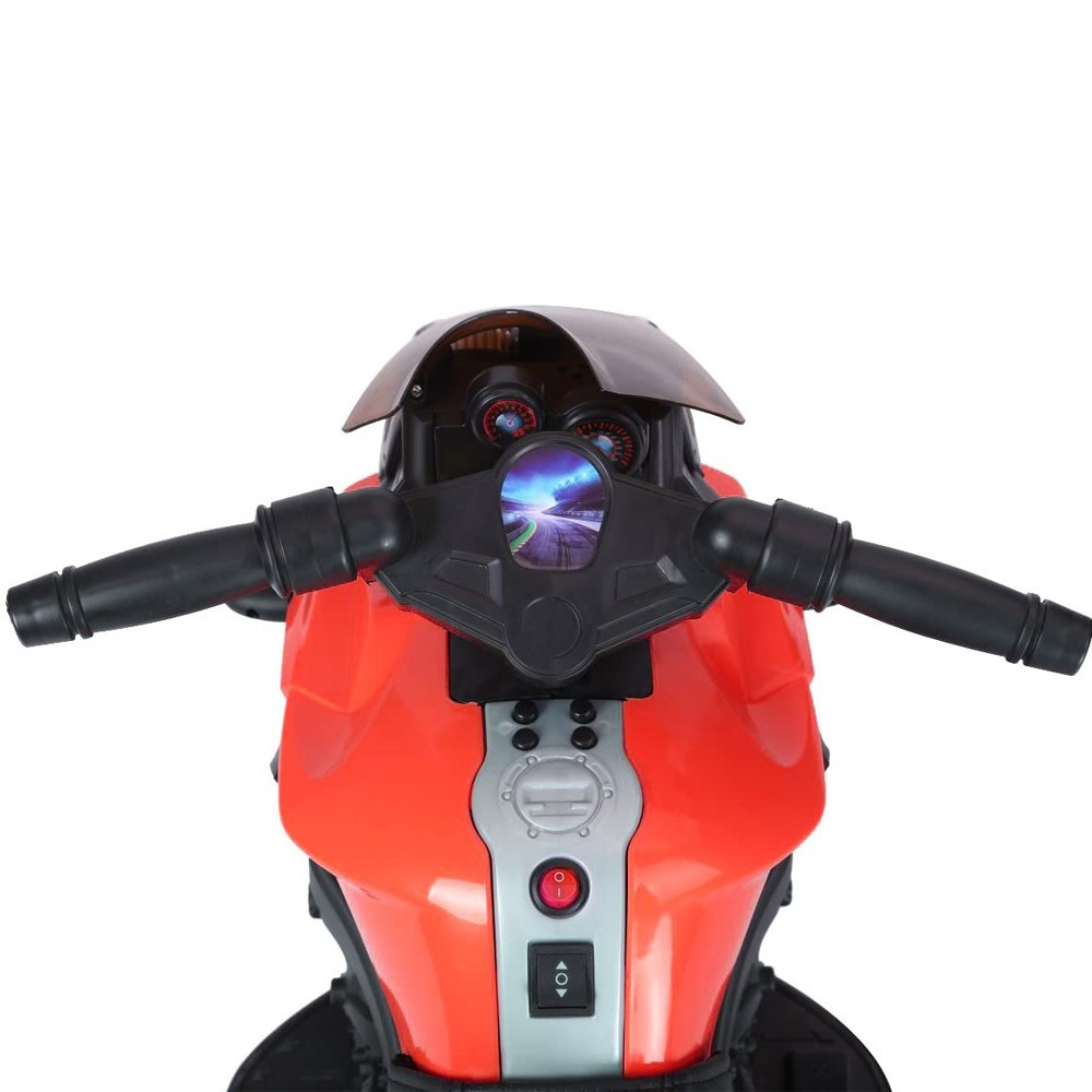 Motocicleta electrica Nichiduta Sport 6V cu roti ajutatoare Red - 4