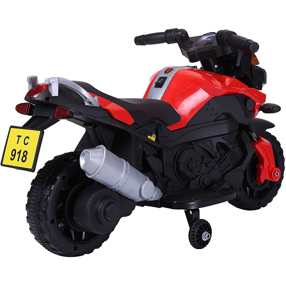 Motocicleta electrica Nichiduta Sport 6V cu roti ajutatoare Red - 5