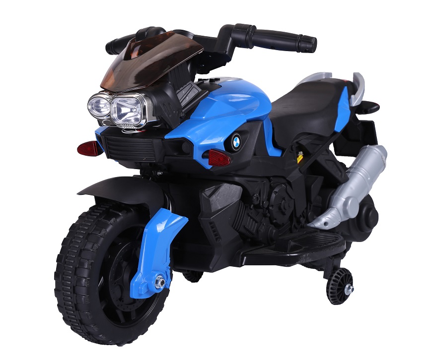 Motocicleta electrica Nichiduta Sport 6V cu roti ajutatoare Blue - 6