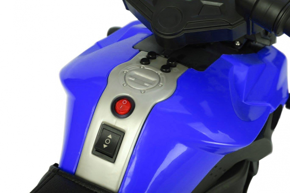 Motocicleta electrica Nichiduta Sport 6V cu roti ajutatoare Blue - 4