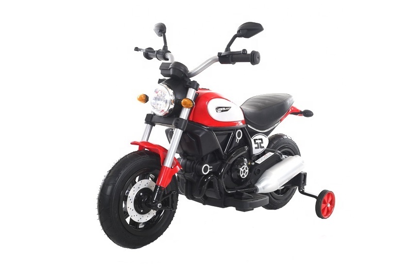 Motocicleta electrica cu roti gonflabile Nichiduta Rider Red