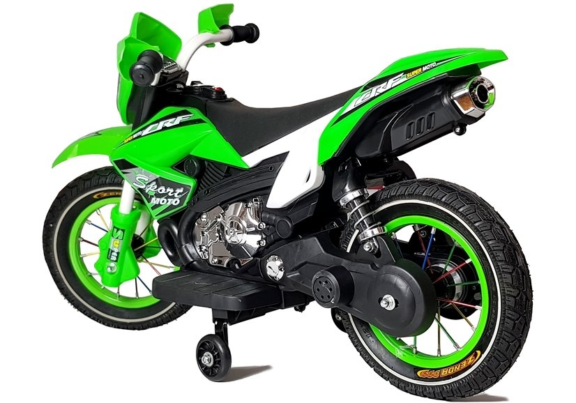 Motocicleta electrica cu roti gonflabile Nichiduta Super Moto Green - 2