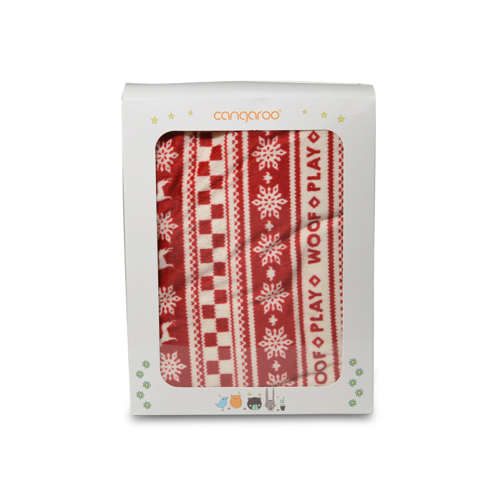 Paturica cangaroo 105 x 75 cm snowflake