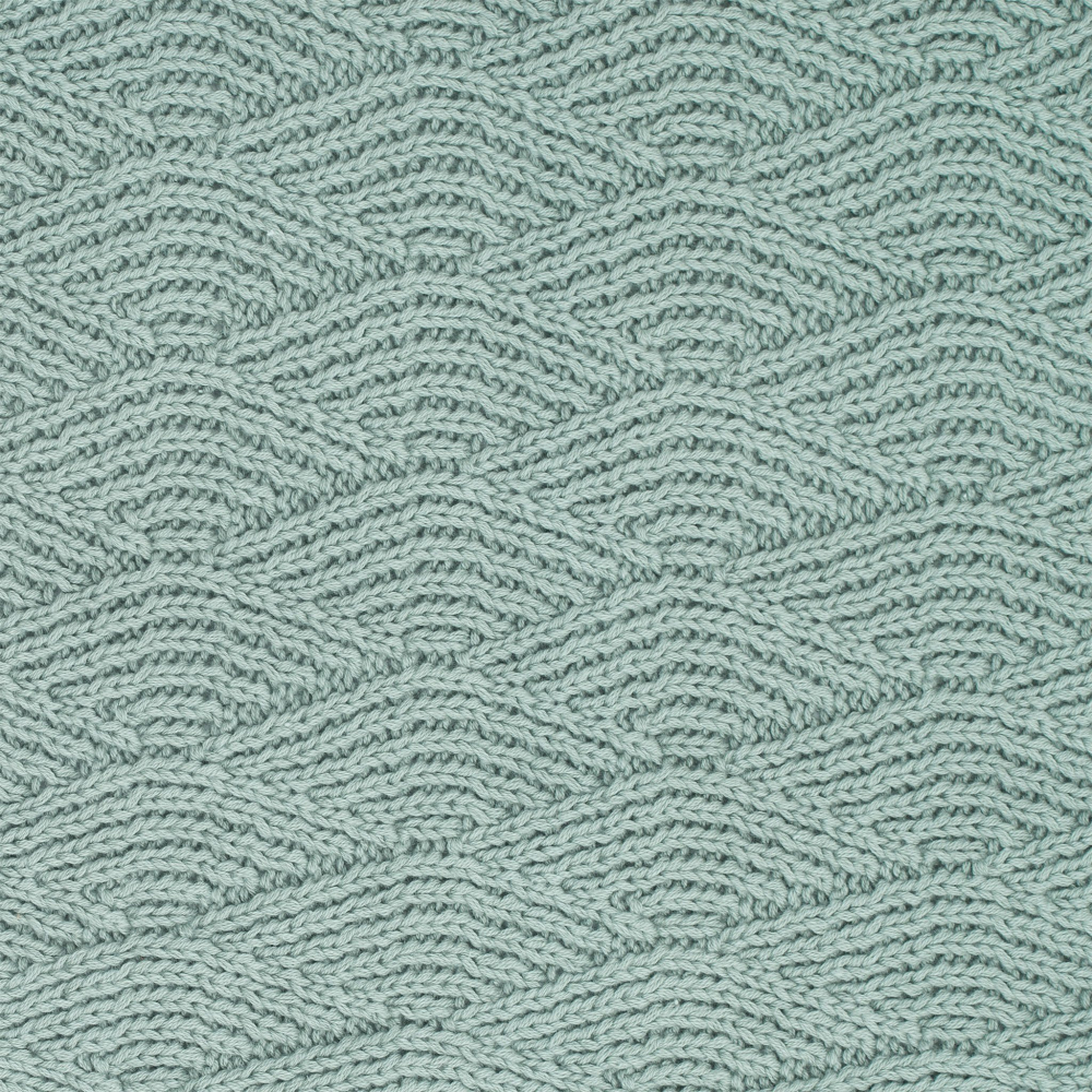 Paturica bebe cu fleece 75x150 cm jollein river ash-green