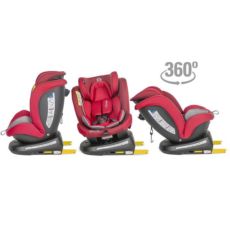 Scaun auto rotativ 0-36 kg coccolle mydo dahlia red