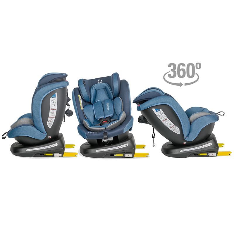 Scaun auto rotativ 0-36 kg coccolle mydo pure blue