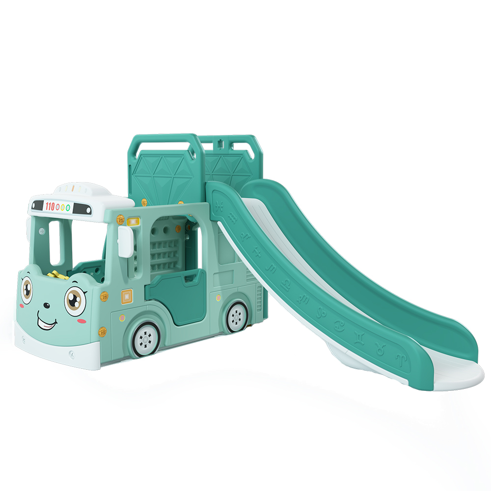 Spatiu de joaca 4 in 1 Nichiduta Happy Bus Green - 1 | YEO